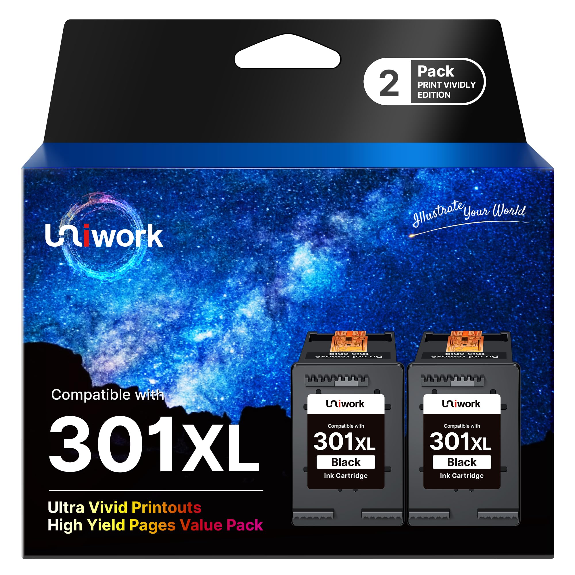 Uniwork 550 551 XL Multipack Patronen Kompatibel für Canon PGI-550 PGBK CLI-551 XL Druckerpatronen für Canon Pixma MX925 IP7250 MG5650 MX725 MX920 MG5550 IP7200 MG6650 MG6450 IX6850 MG5450 (20er-Pack)