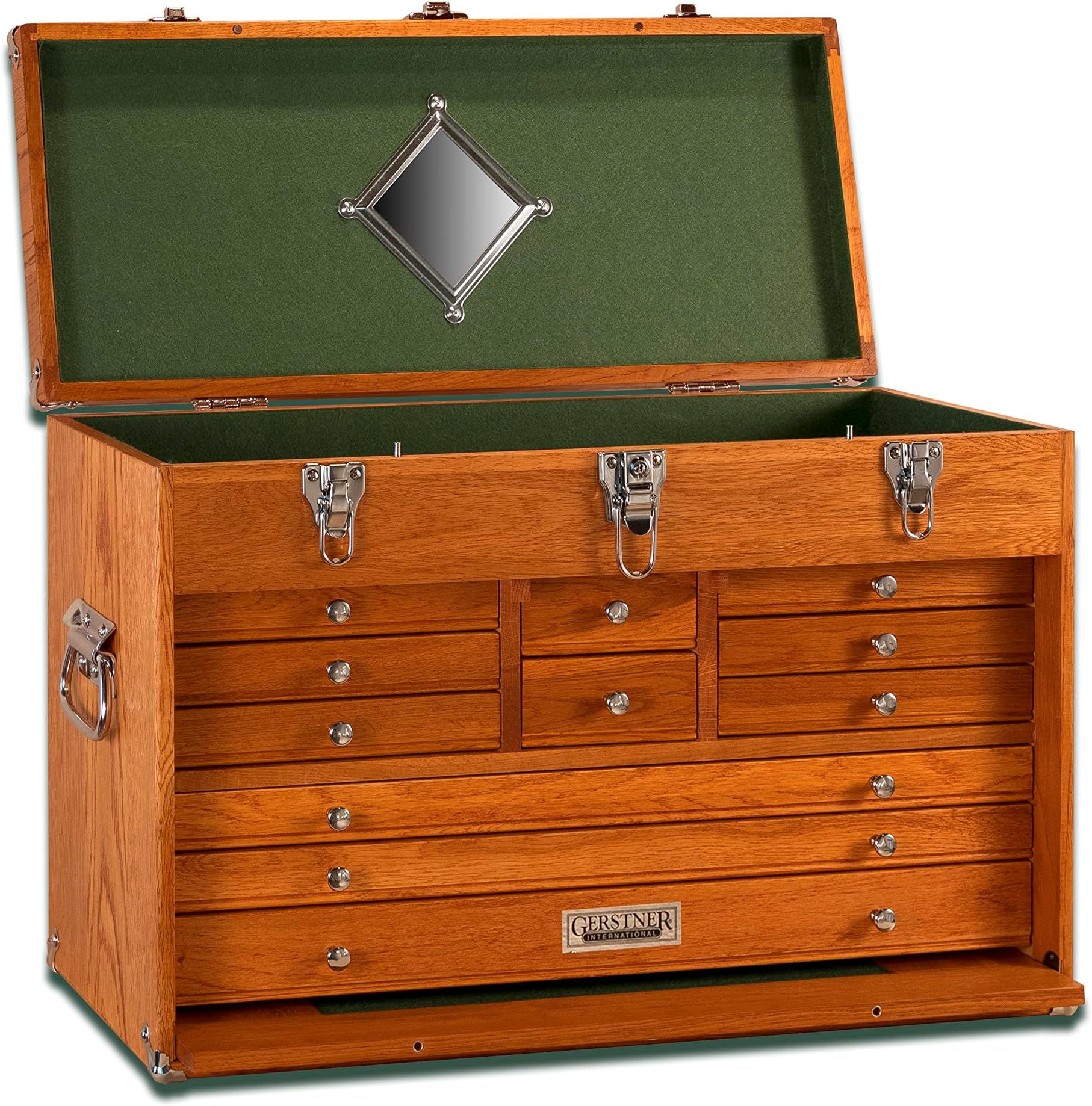 Gerstner International GI-T24 Red Oak 11-Drawer Top Chest