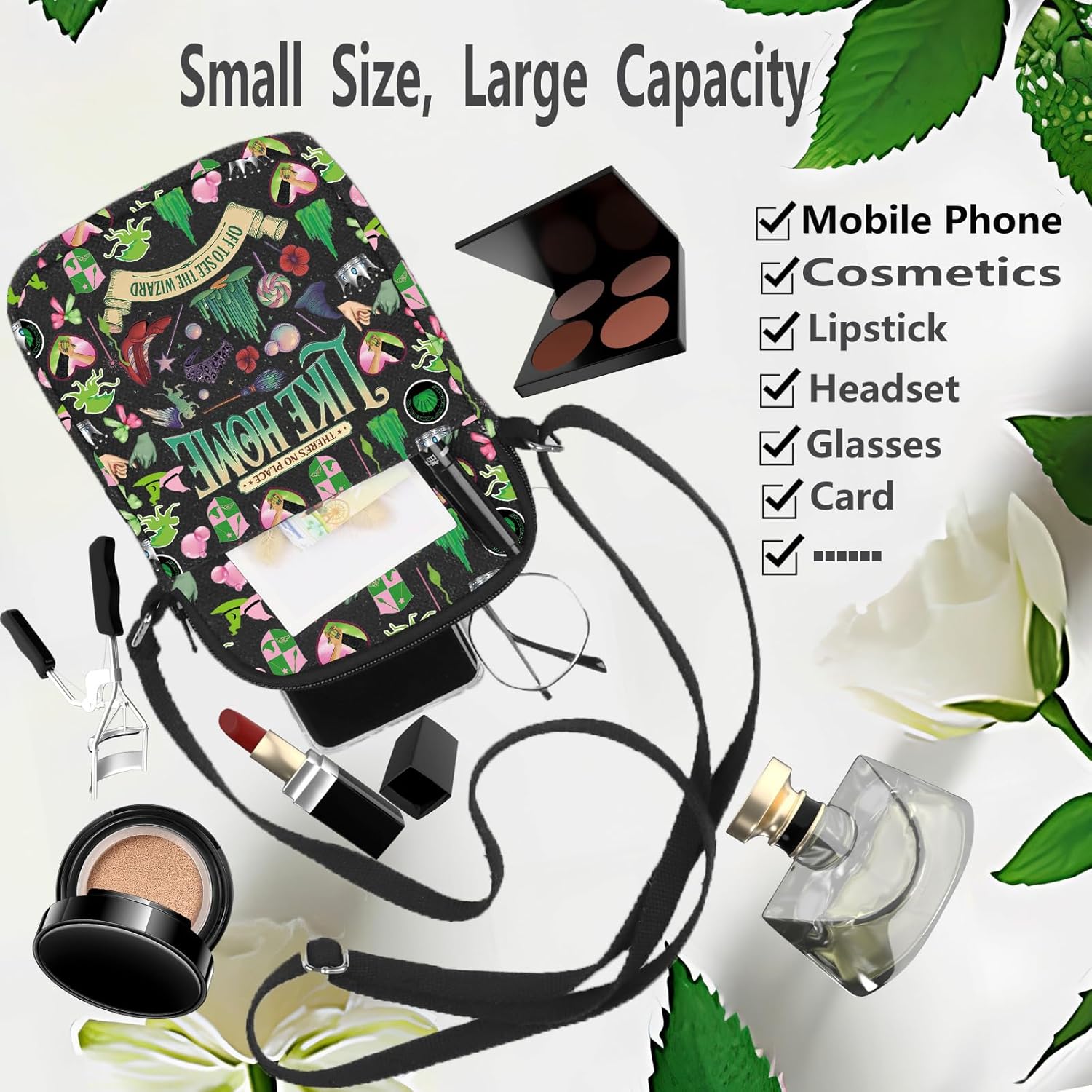 WZMPA Witch Musical Crossbody Bag Theater Music Lover Gift Together We're Unlimited Shoulder Bag Theater Drama Merch - Image 7