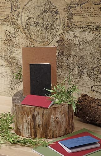 Miniatura 2 de Clairefontaine Cuaderno básico grande encuadernado en tela (6 x 8,25) verde 192 páginas