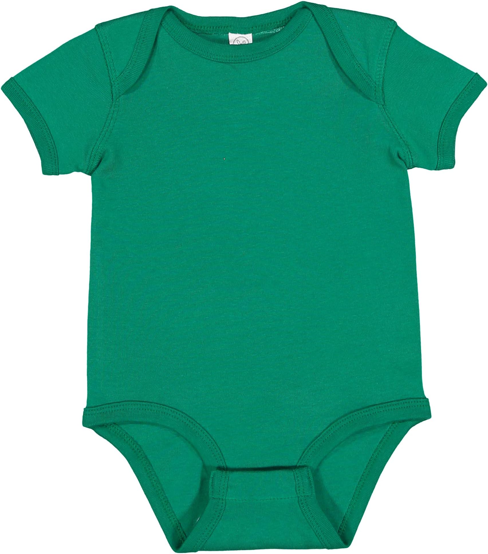 RABBIT SKINSRabbit Skins Baby Bodysuit Girl & Boy | Newborn 0-3 Months to 24 Month Toddler, Snap Easy Closure (4400)