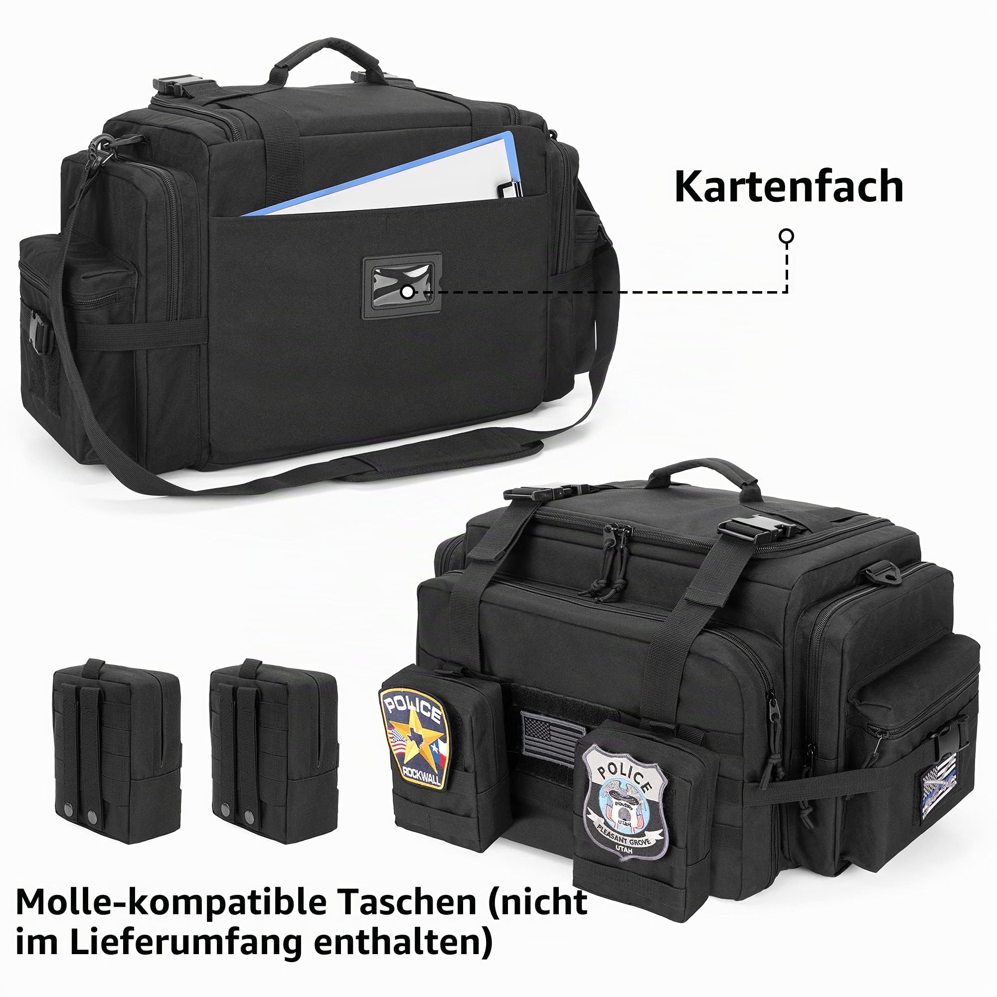 samdew Polizei-Einsatztasche - Patrouillen-Ausrüstung-Schulter Organizer