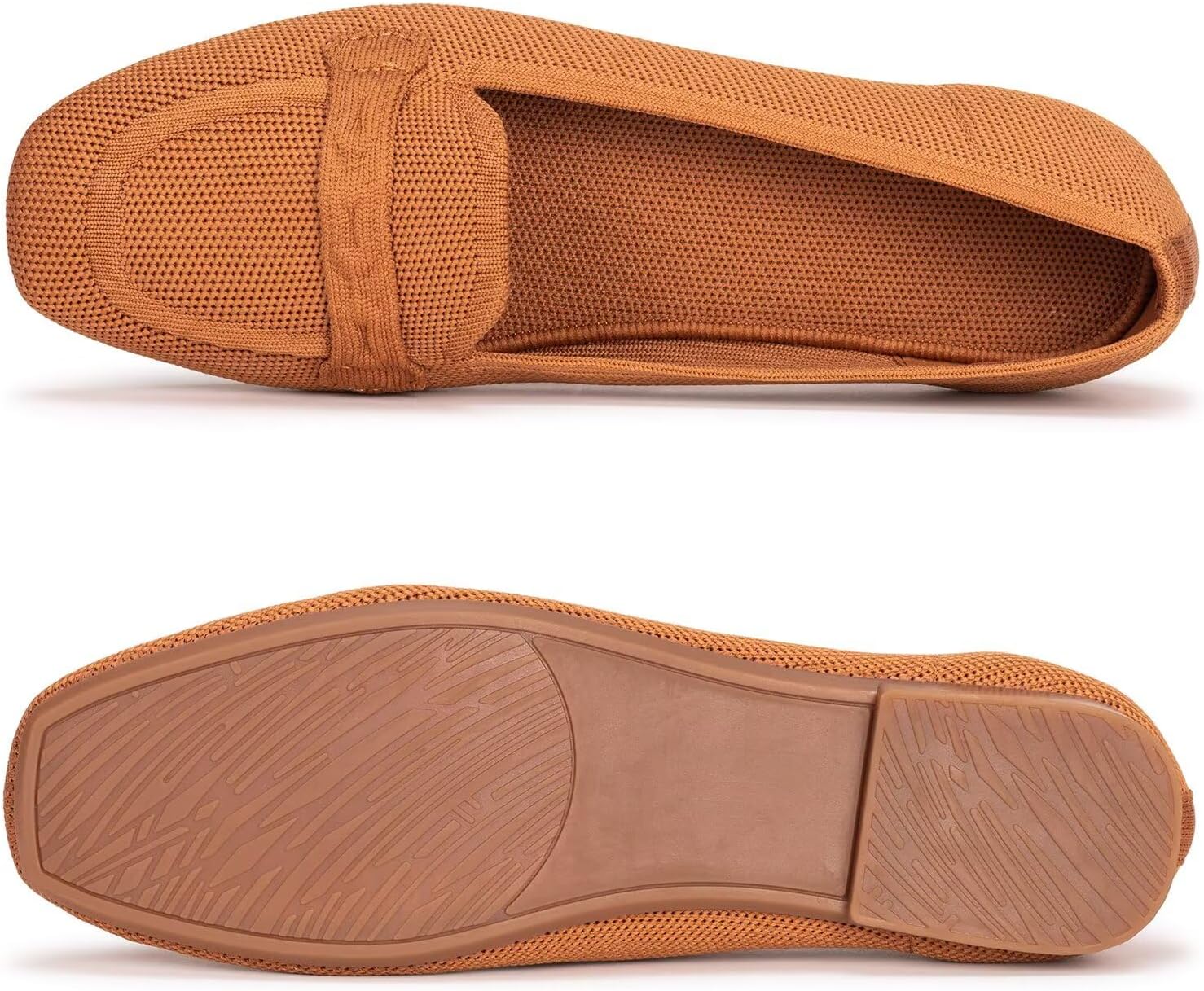 Frank Mully Women's Loafer Flats Square Toe Comfortable Office Work Shoes, Cute Penny Loafer Slip On Walking Driving Shoes - Image 5