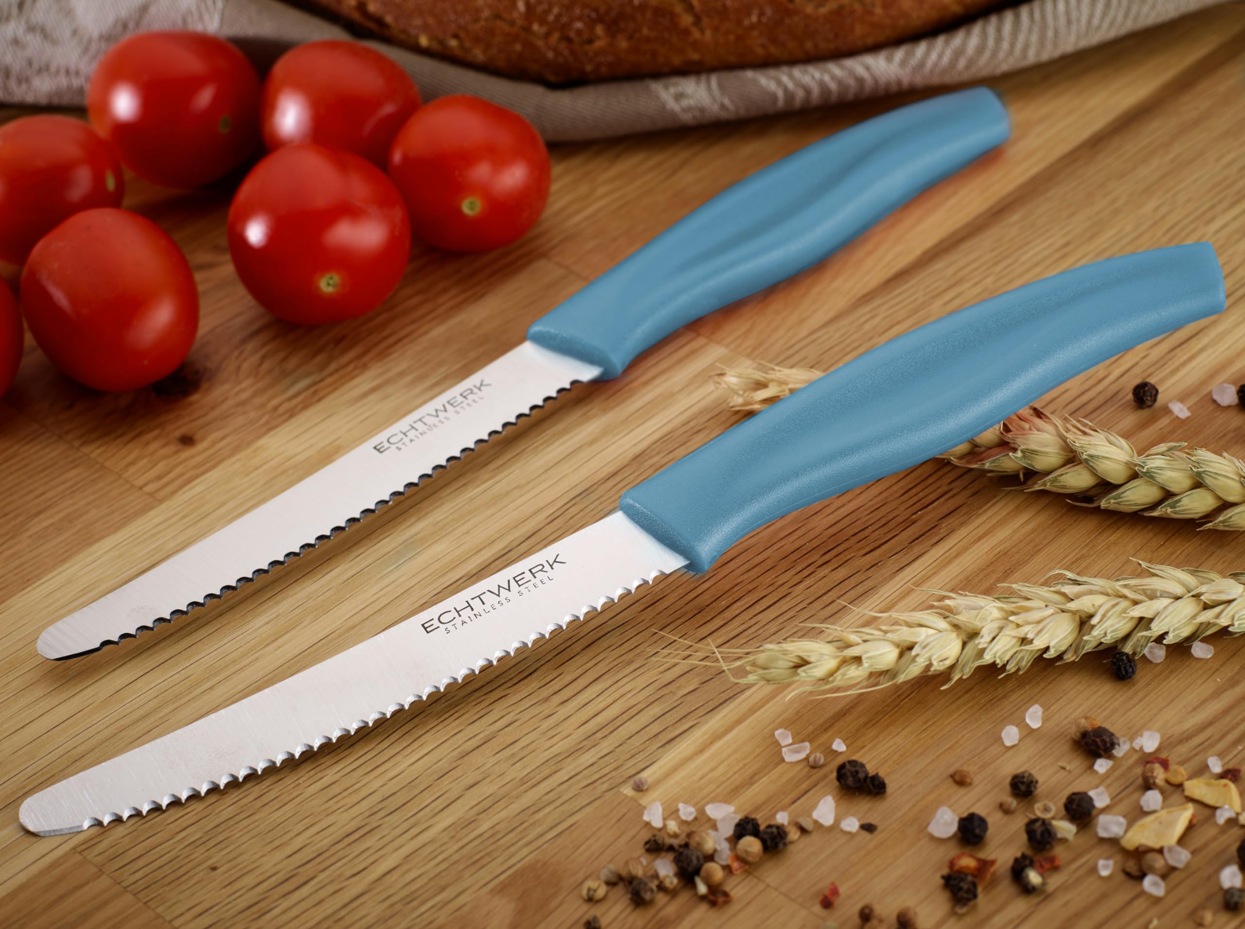 Coltello Da Pane Professionale Con Manico Magnetico E 6 Lame Intercambiabili In Acciaio Inox - 4
