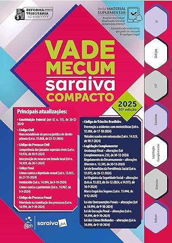 Vade Mecum Saraiva Compacto - 30ª Edição 2025