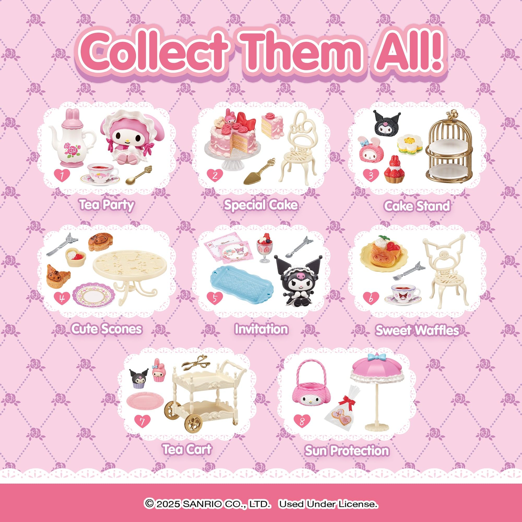 【山ちゃん】　リトモスNo.33〜39 7セット Hamee RE-Ment Blind Box Sanrio Bundle - My Melody, Kuromi