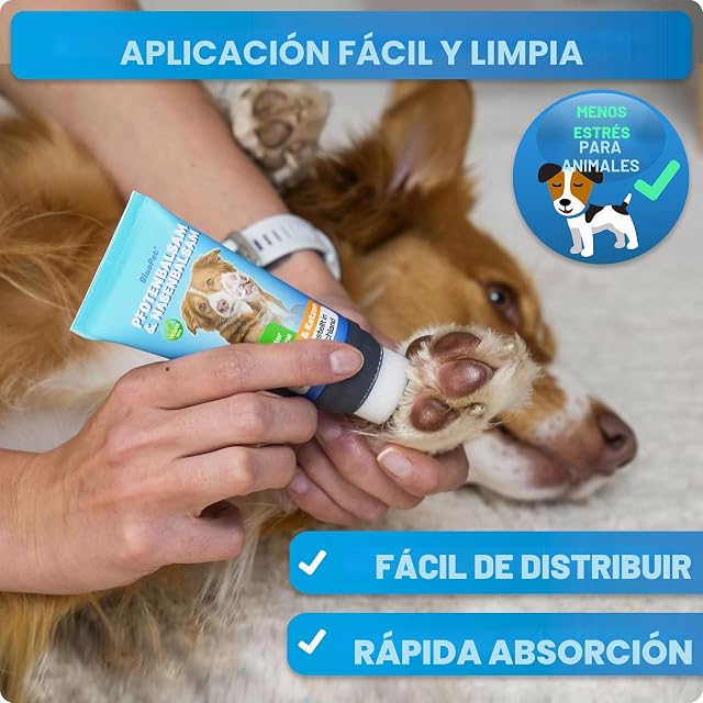 Foto 5 de 8 de Bálsamo Patas Perro & Gato, BluePet Crema Almohadillas Perros, Cicatrizante