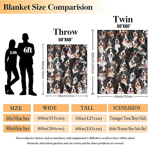 Vista 33 de Manta de perro Golden Retriever, regalos para los amantes de los perros, mantas de franela para perro, mamá y papá, mantas suaves para decoración