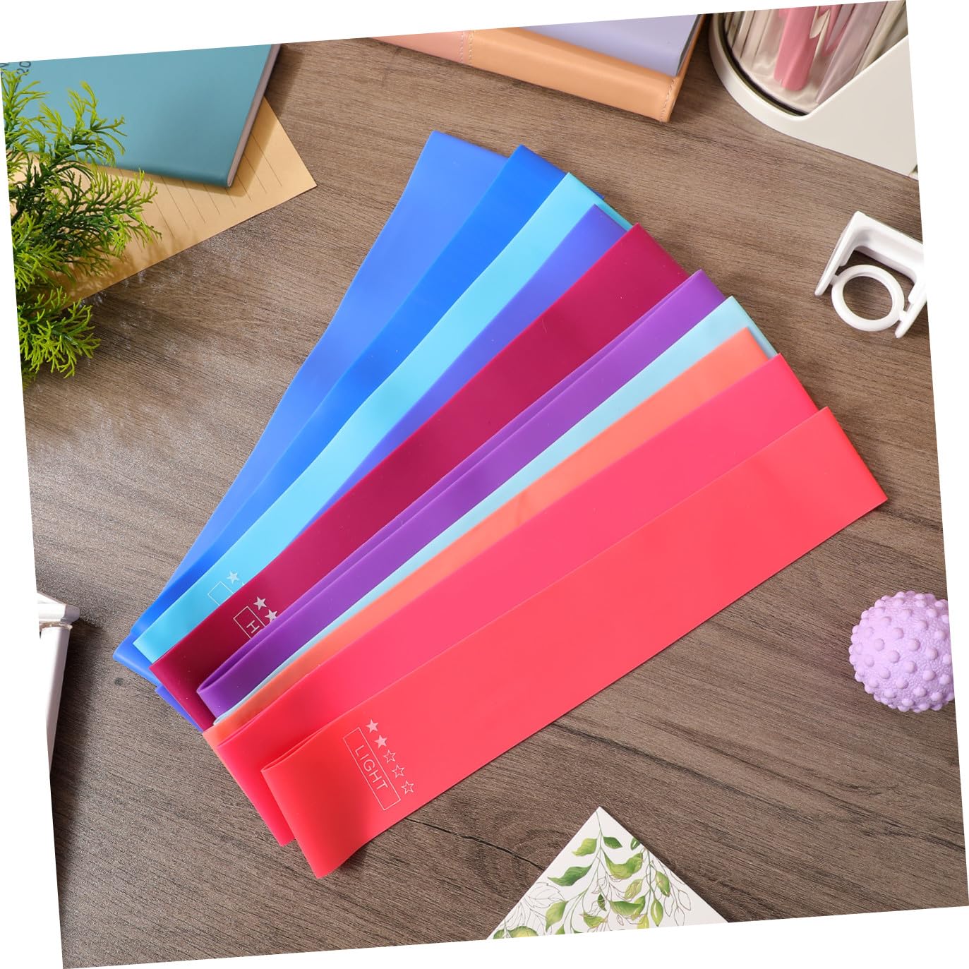 Didiseaon 10 pezzi Fasce Elastiche Colorate per Sedie da Aula Bande Elastiche Regolabili per Gambe di Sedie Resistenti e Leggere Uso Interno ed Esterno