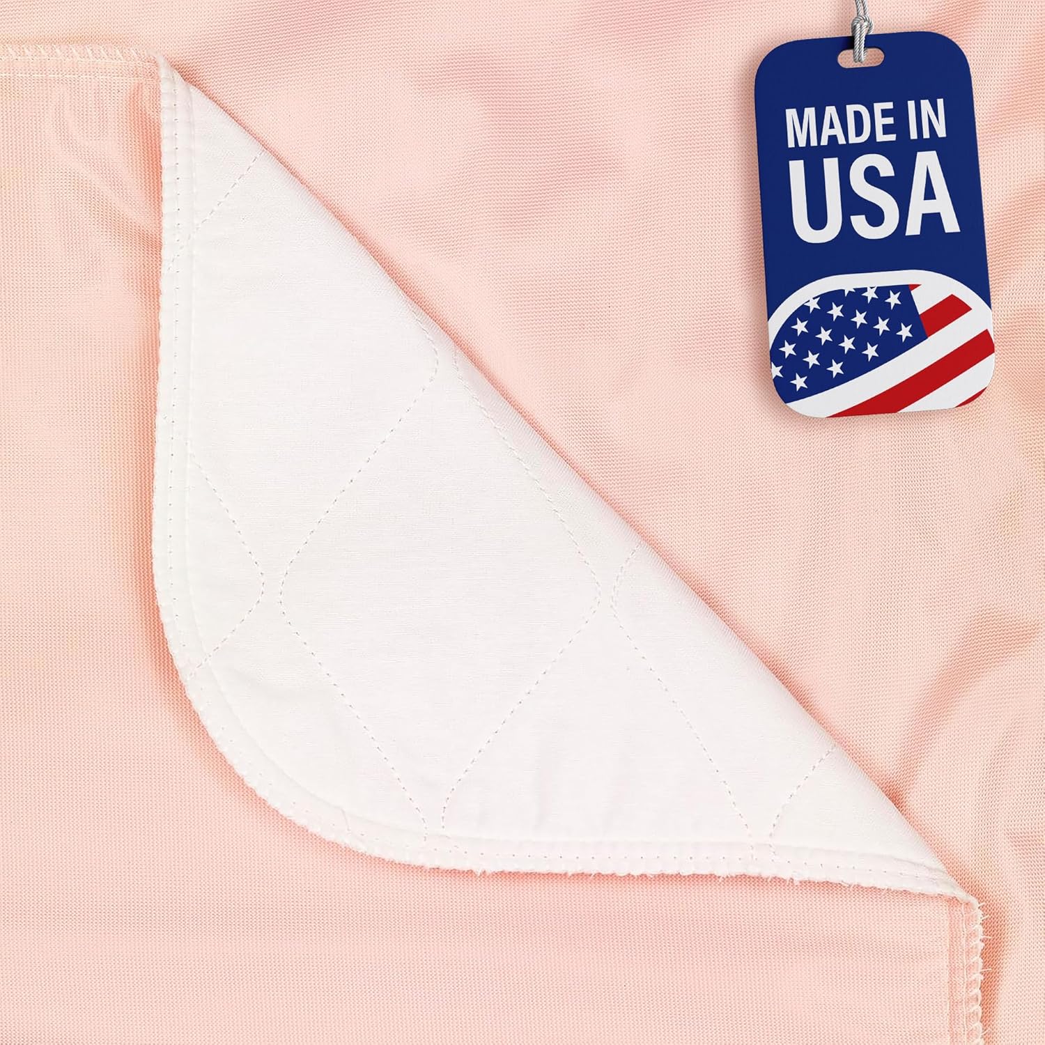 USA Made- Beck's Classic Washable Underpads, 34 x 36 (4 Pk Pink) - Absorbent Reusable Bedwetting Incontinence Pads for Kids, Adults, Elderly, Cats or Dogs- Waterproof Pad for Bed, Couch, Sofa, Floor Pink-34x36(4PK)