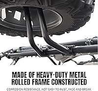 Vista 3 de Soporte para neumáticos de repuesto para accesorios Can Am Maverick X3 y Max 2017-2025, soporte trasero para neumáticos de repuesto con capacidad