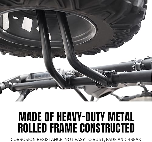 Miniatura 3 de Soporte para neumáticos de repuesto para accesorios Can Am Maverick X3 y Max 2017-2025, soporte trasero para neumáticos de repuesto con capacidad