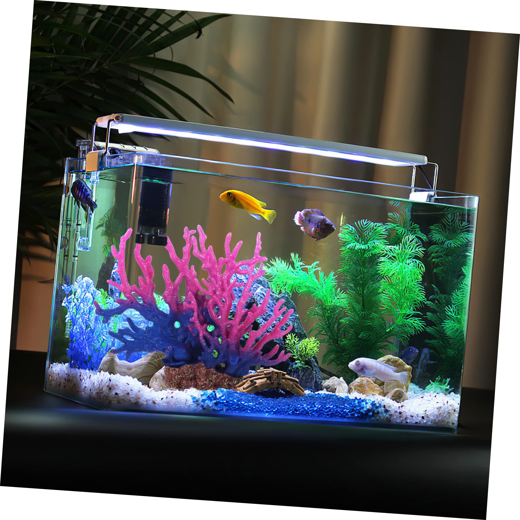 Amazon.co.jp: WOONEKY 仿真珊瑚飾り 水族館用 水槽装飾品