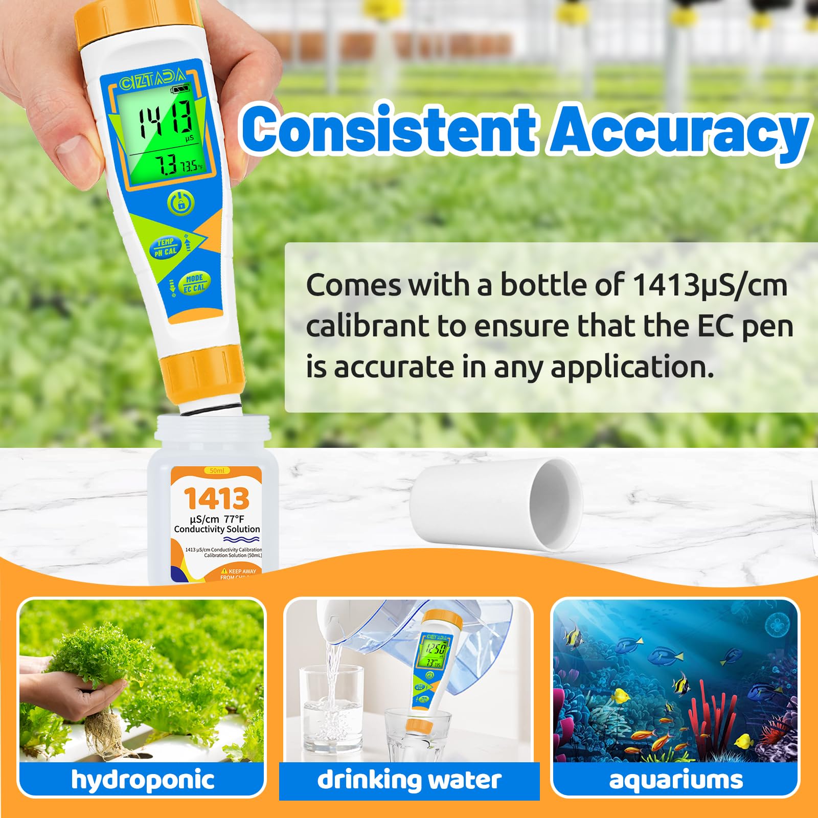 4-in-1 pH EC Meter - Hydroponics & More -6 4-in-1 pH EC Meter - Hydroponics & More -6