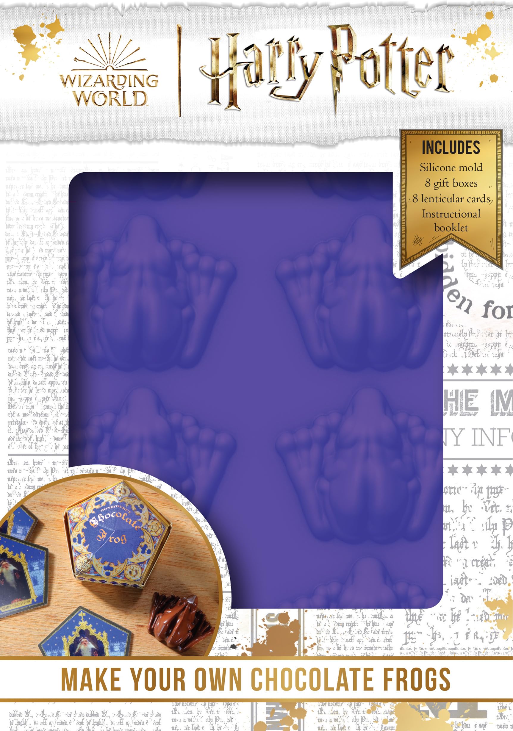 Harry Potter: Make Your Own Chocolate Frogs: Silicone Chocolate Mold and Gift Box Set Novelty Book – March 19, 2024