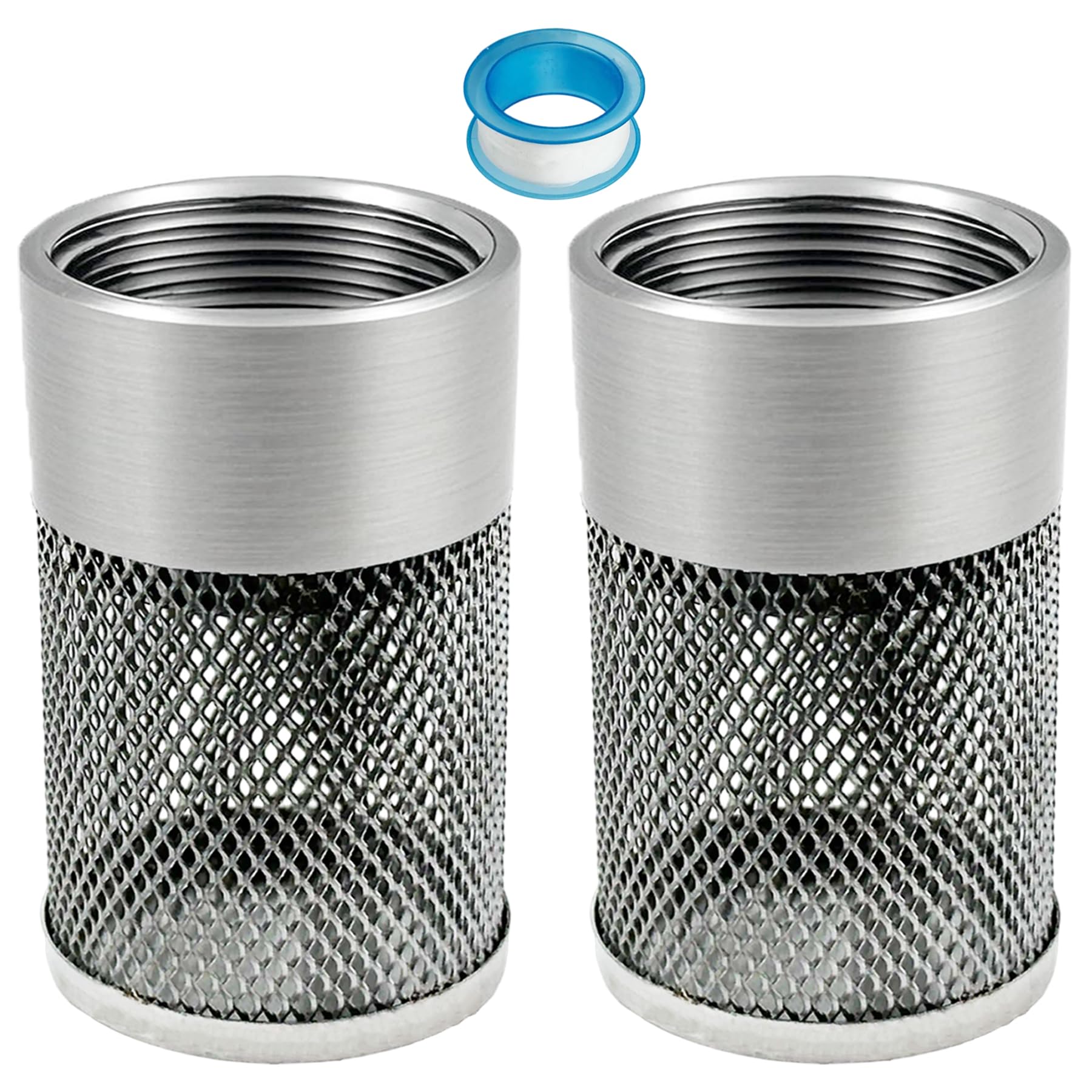 Hose Inlet Strainer Filter, 36MM Garden Hose Inlet Strainer Mesh Filter, Compatible with Livewell Pump, for Irrigation Garden High Pressure Sprayer