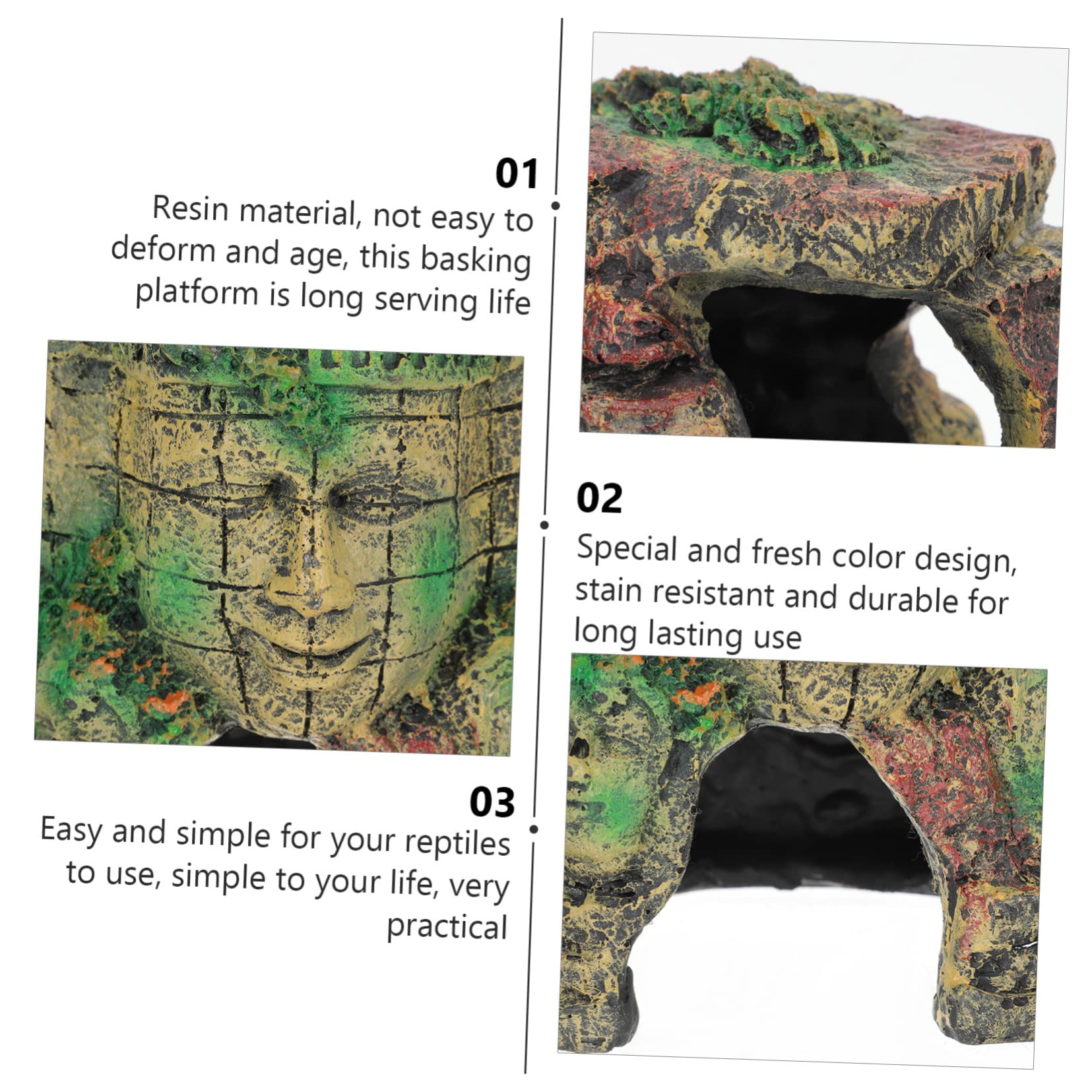 Decoración Natural para Terrarios De Reptiles De Premium para Serpientes y Arañas Accesorio para Acogedores Hábitats Terrestres