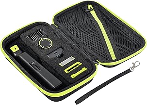 ProCase Hard Case for Philips Norelco OneBlade QP6530/70 QP6531/70 QP6550 QP2724 QP2834 QP4631/30 QP6552/30, Protective EVA Case for Electric Shaver -Black