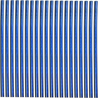 X AUTOHAUX 20 tiras decorativas para salida de aire acondicionado de coche, color azul