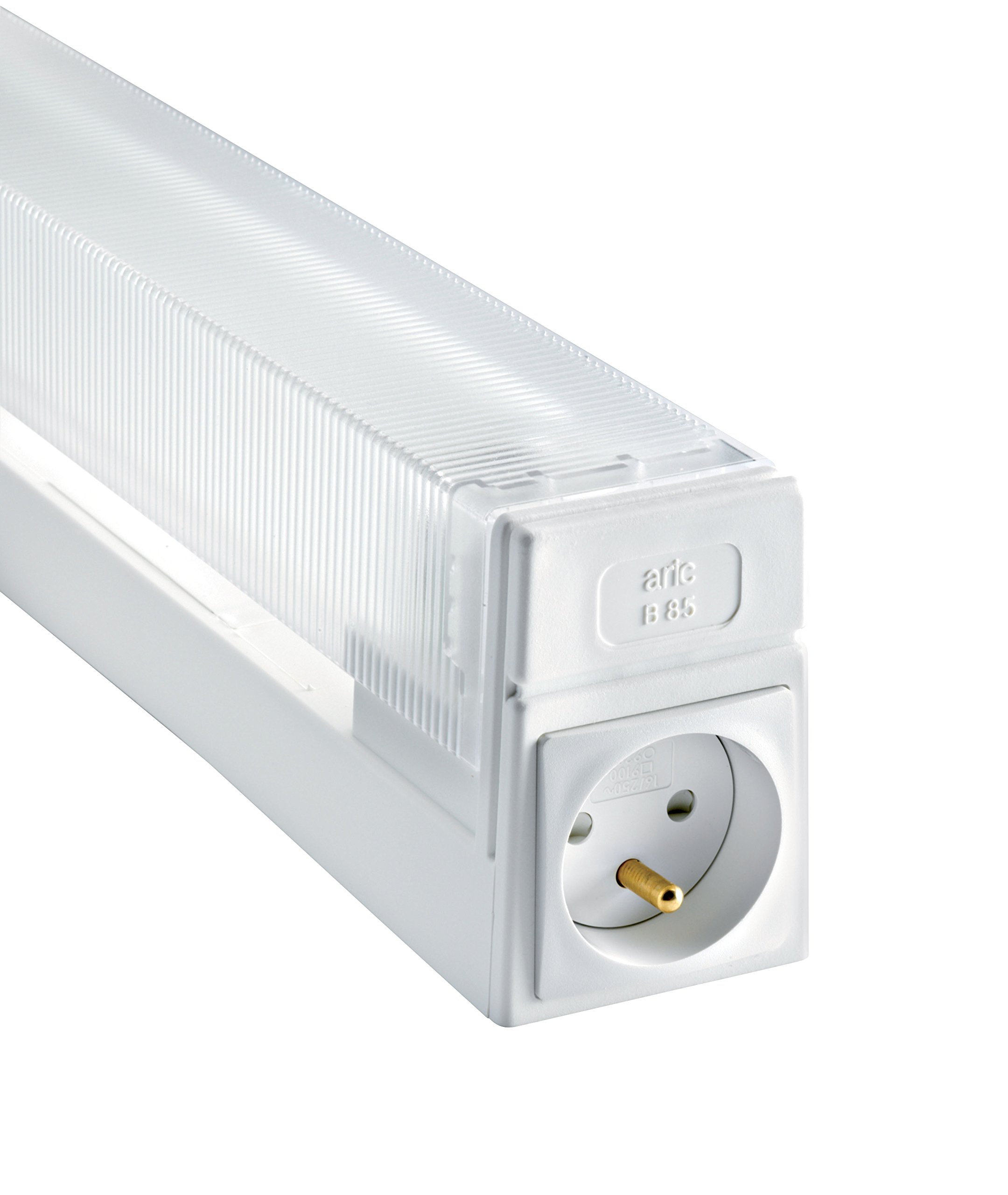 Aric 252 B.85 17 Blanc sans Lampe VP, Plastique, 60 W