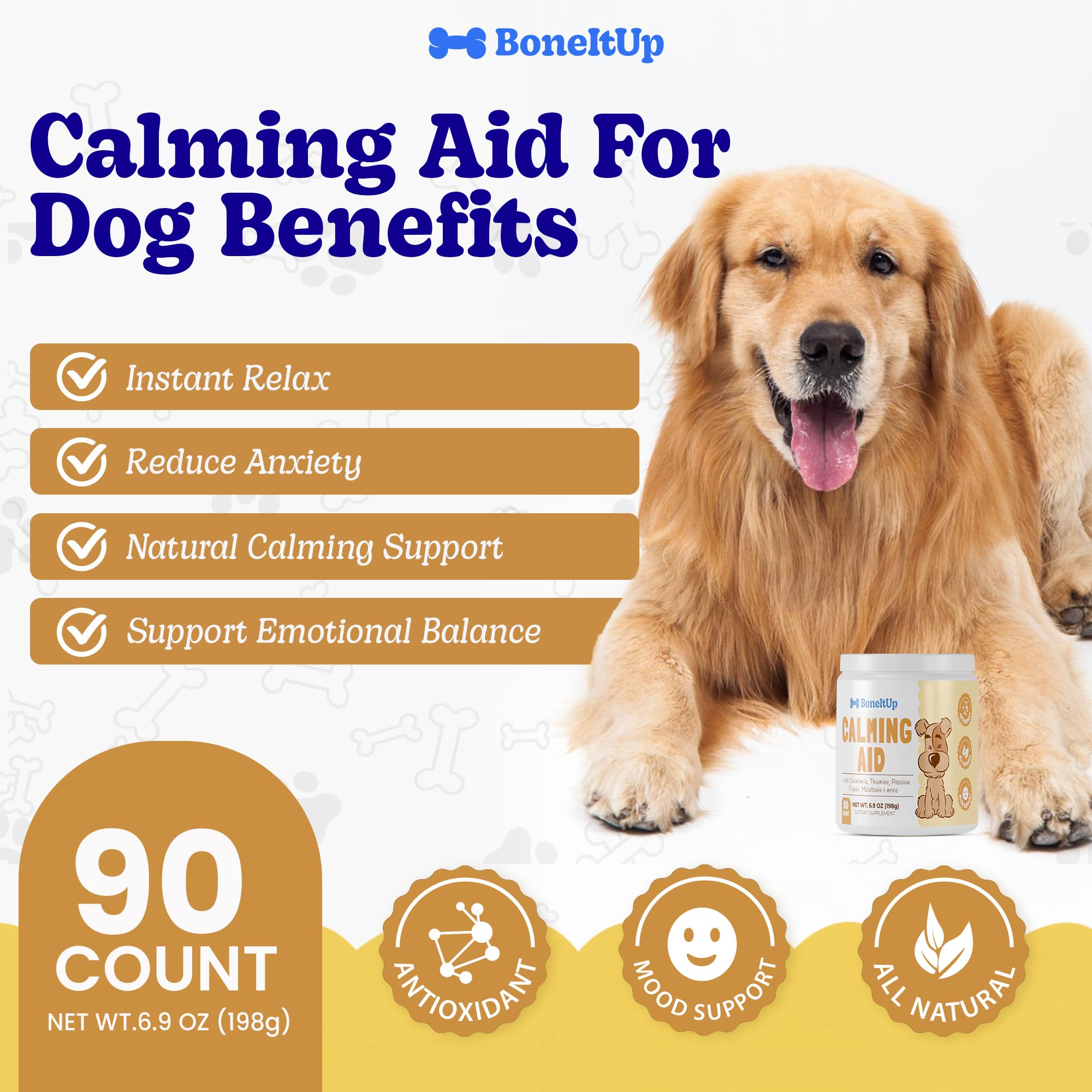 BoneItUp Soft Dog Joint Support Chews – Glucosamine, Chondroitin, MSM & Omega – Advanced Hip & Joint Supplement for Aging, Large & Overweight Dogs – Mobility & Bone Health Treats (90 Count) - image 8