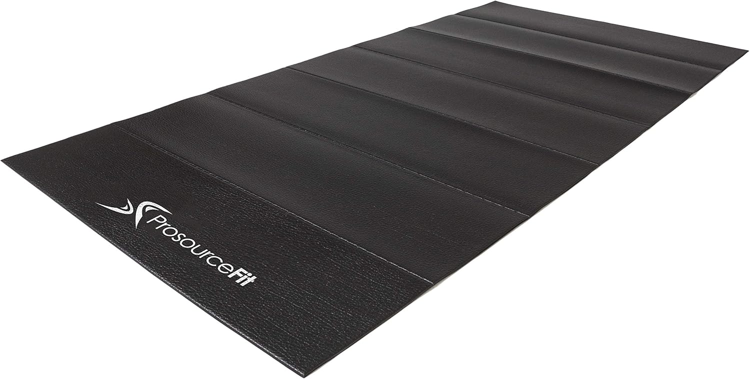 ProsourceFit Treadmill & Exercise Equipment Mats, Folding (7’L x 3’W x