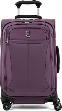 Travelpro Softside Carry-On with Front Pocket, 21", Tourlite, Purple