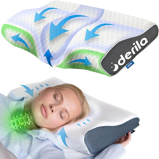 Derila (デリラ) 頚椎ネックピロー 形状記憶フォーム枕