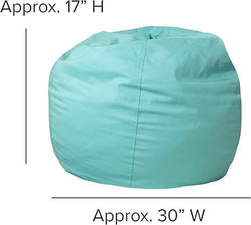 Miniatura 46 de Flash Furniture Dillon - Puf de sherpa, silla clásica recargable para niños y adolescentes, pequeña, natural Negro -,Negro Peludo,Blush