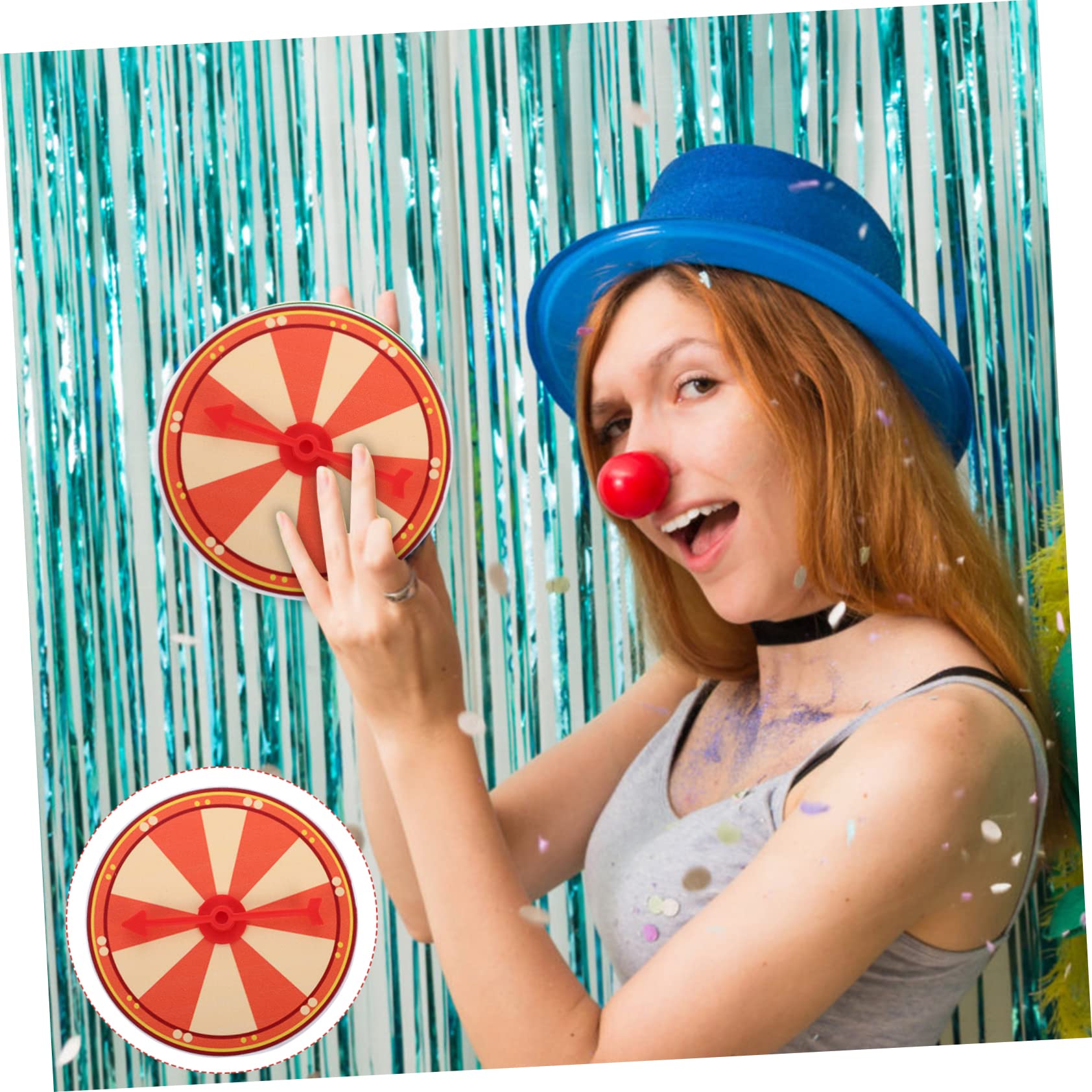 FAVOMOTO Prize Spinning Wheel Interesting Prize Wheel Game Turntable for Parties