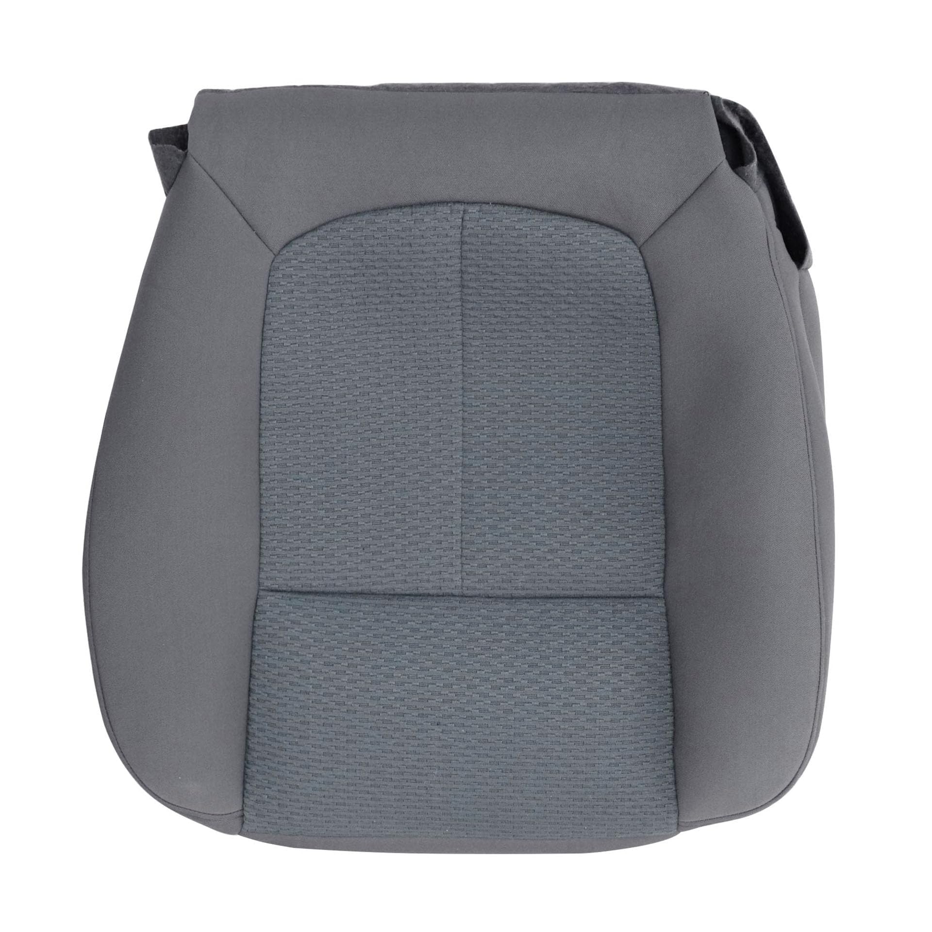 GXARTS Passenger Side Bottom Lower Replacement Cloth Seat Cover Steel Gray Compatible with Ford F150 2011 2012 2013 2014