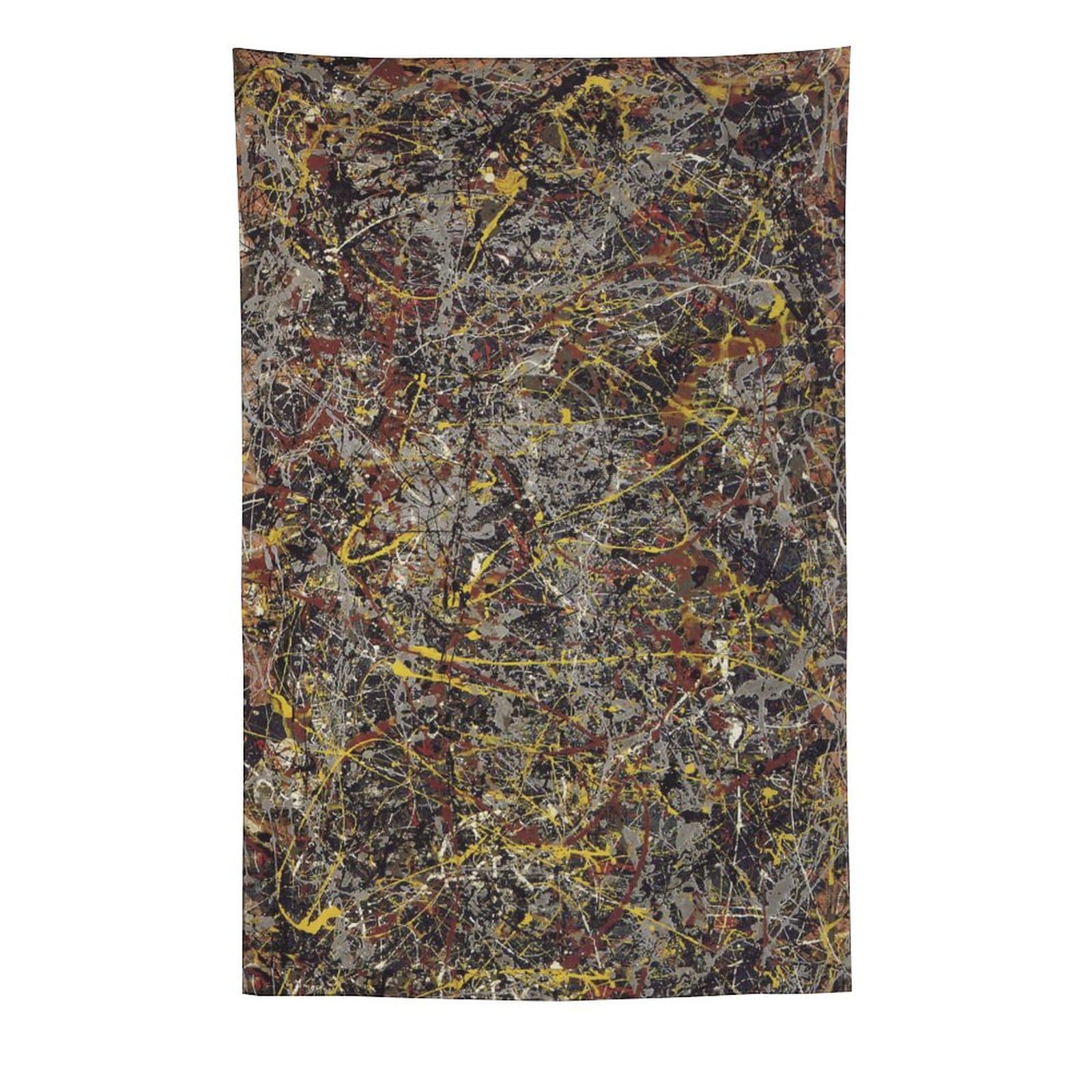 Amazon.com: Jackson Pollock N.º 5 1948 - Tapiz de arte abstracto