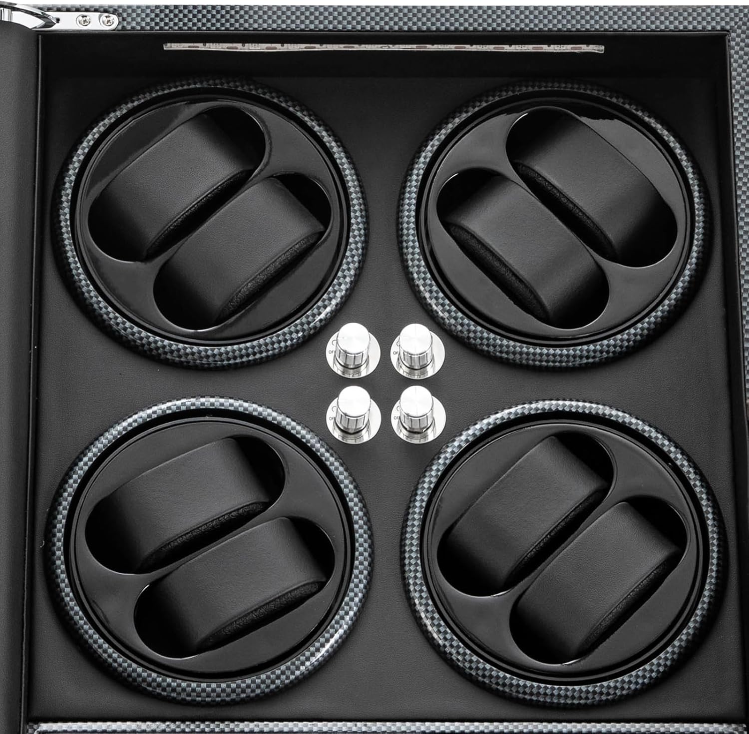 Watch Winder Soft Flexible Pillows Automatic Box Winding Spaces With Built In Illumination Rotation Display Storage Case Lock Key Features Sturdy And Strong Protection Self Stop Function Luxury