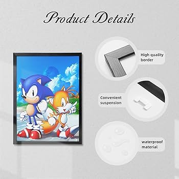 SEGA セガ ソニック ザ ヘッジホッグ◇額縁 壁掛けインテリア TGS2024】先行販売の『ソニック・ザ・ヘッジホッグ』グッズを