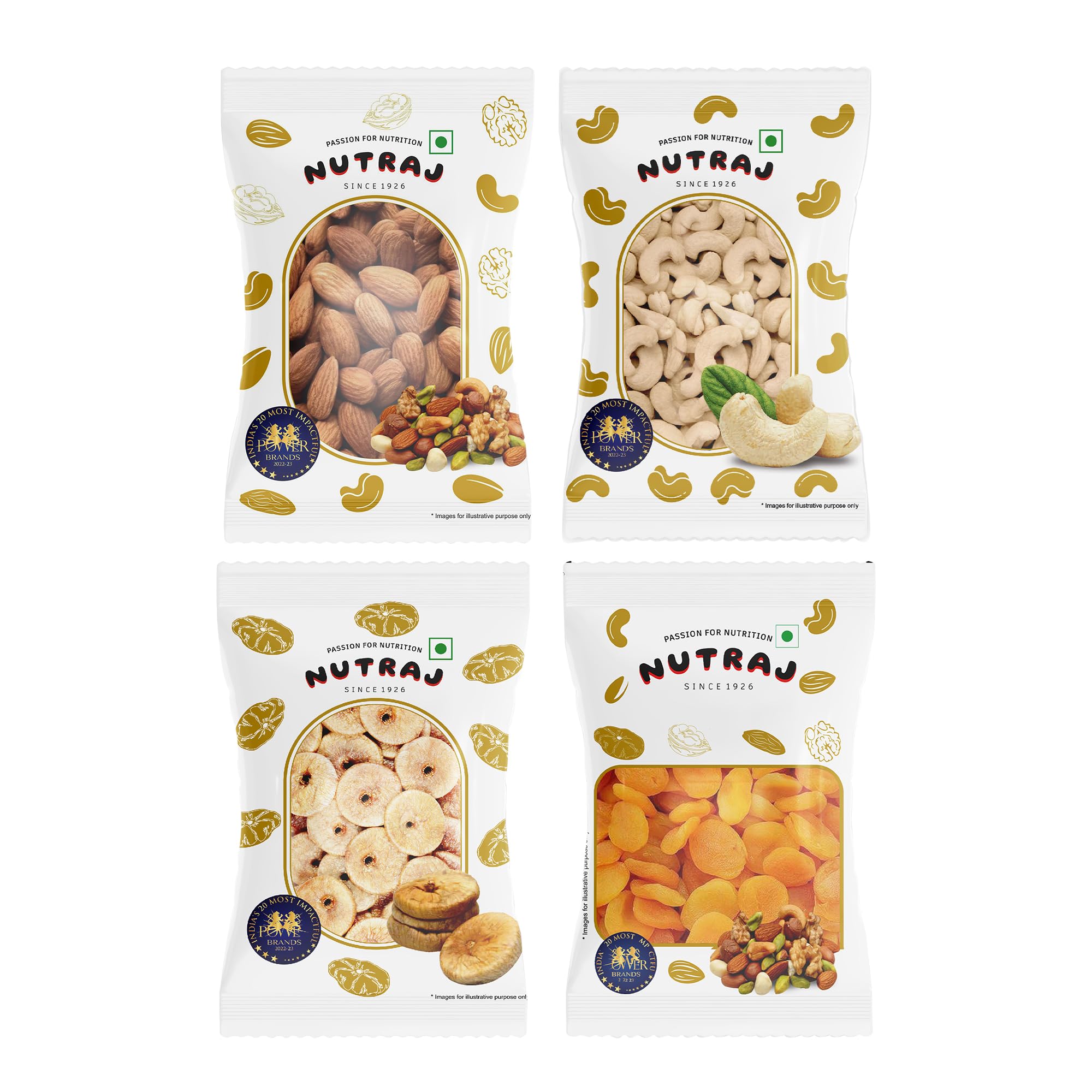 Nutraj Dry Fruits 400g Combo of Almonds (Badam), Cashews (Kaju),Afghani Figs (Anjeer) & Apricots (Khubani) each 100g |Diet Food | Premium | Nuts & Fiber| (B08JZHC8HT) Amazon Price History, Amazon Price Tracker