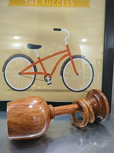 Miniatura 6 de Copa de vino rústica de madera hecha a mano con anillos decorativos, estilo vikingo, cáliz King Cup para cerveza, vino escocés, regalo único