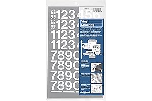 Chartpak Self-Adhesive Vinyl Numbers: Crystal-Clear Solution for Labeling and Organization