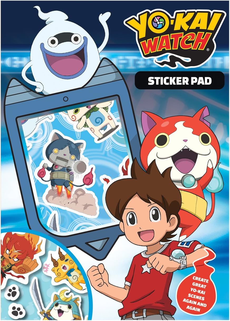 Yo Kai Watch Sticker Pad, Blue Toys & Games