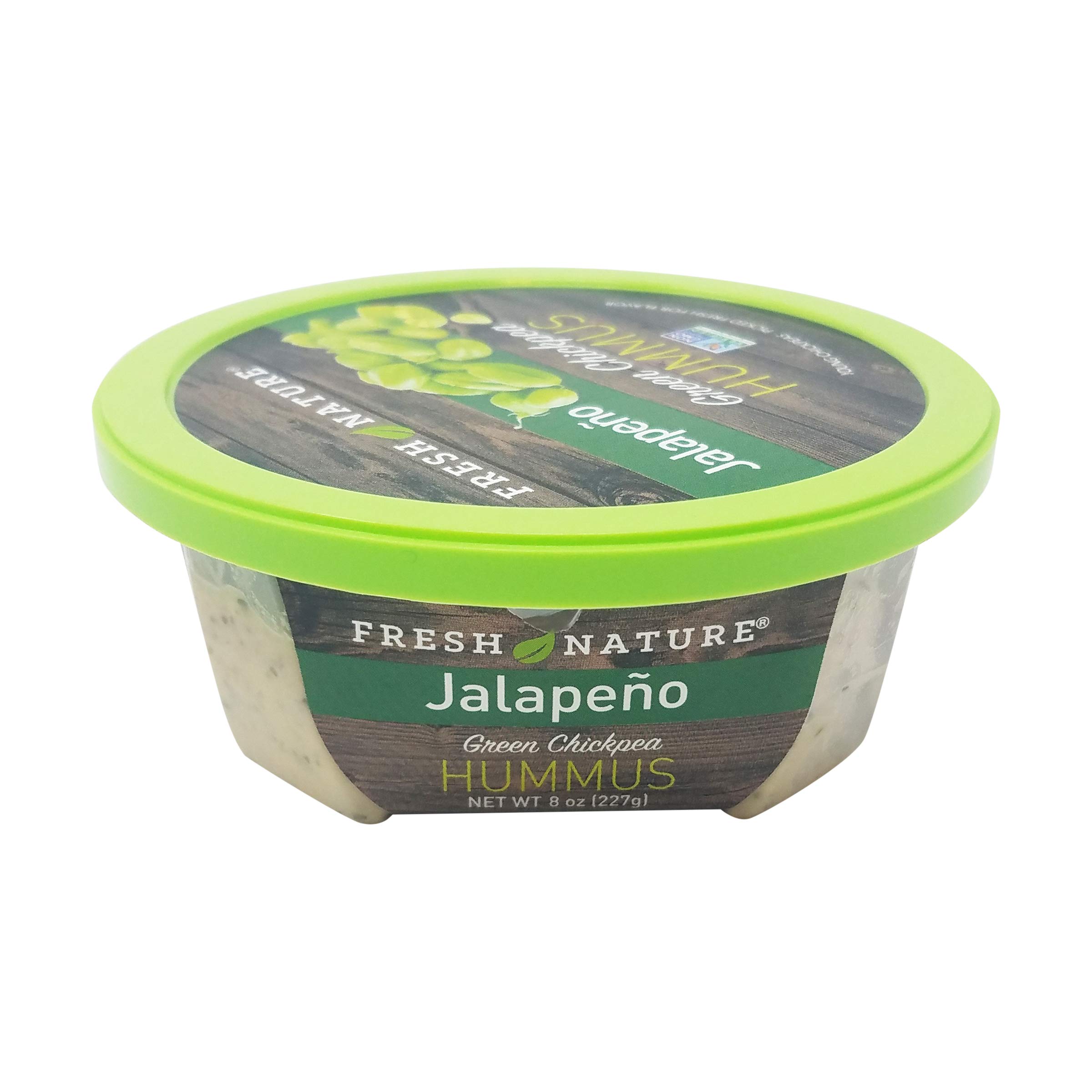FRESH NATURE FOODS Hummus Jalapeno Green Chickpea Nat, 8 OZ