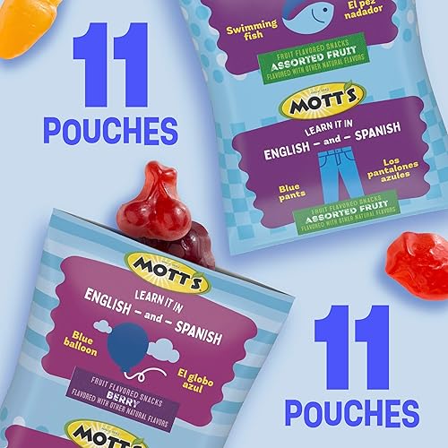 Miniatura 4 de Mott's Bocadillos con sabor a frutas, paquete variado, sin gluten, 22 unidades
