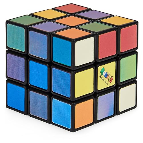 Rubik’s Cube, Impossible Cube, Advanced Color-Matching Puzzle, The Original Problem-Solving Brain Teaser Cube, Classic Color-Matching Puzzle, Fidget Toy, Sensory Puzzle for Ages 8 & Up