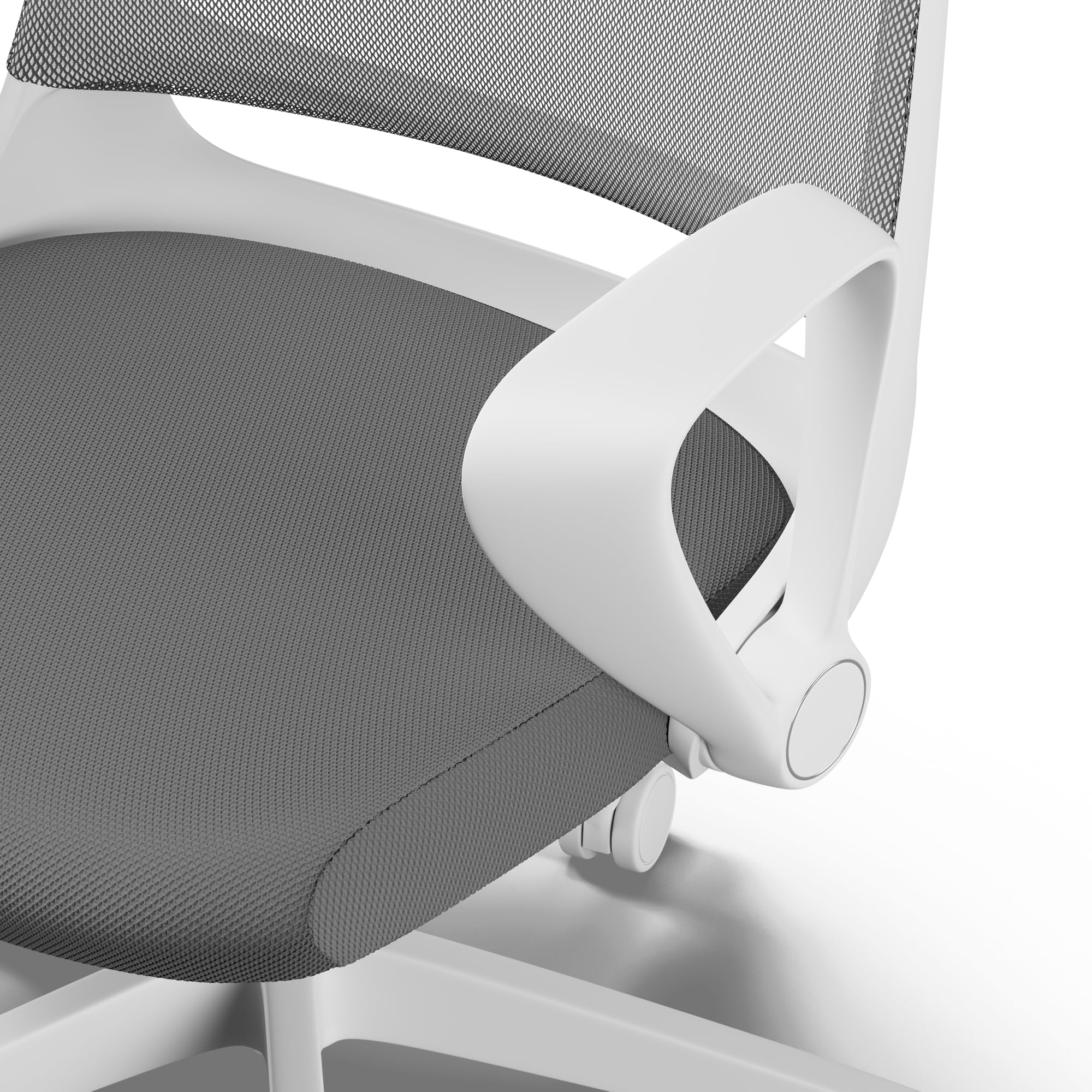 SENSE7 krzesło biurowe Sopty z funkcją przechylania, fotel biurowy z regulowanymi podłokietnikami, ergonomiczne krzesło komputerowe z oddychającą siatką, krzesło do biurka do 130 kg, z regulacją