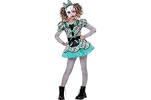 Amscan Dark Doll Costume Set: Spooky and Enchanting Costume for Girls