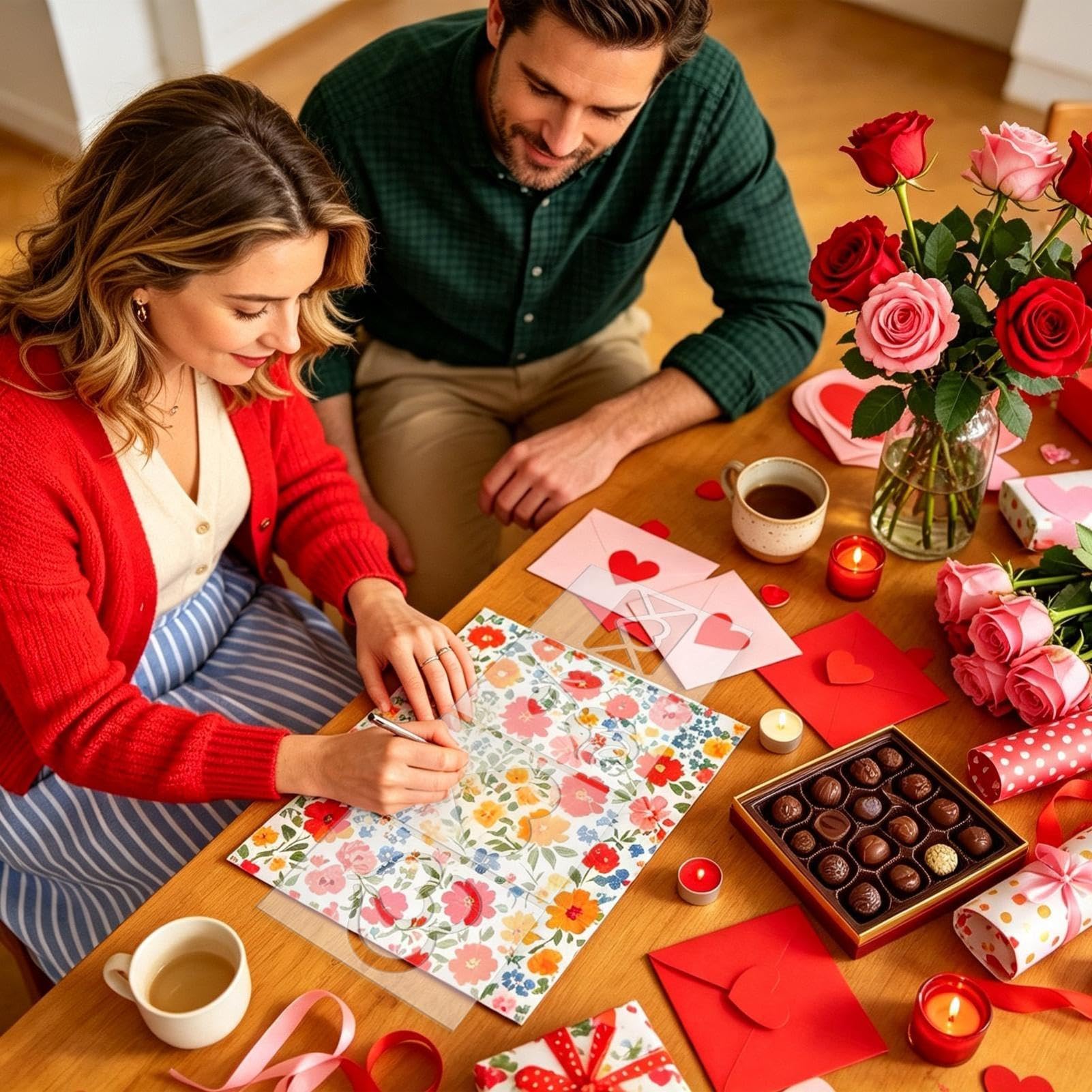 Plantillas Acrílicas Navideñas 8 Piezas Transparentes Reutilizables