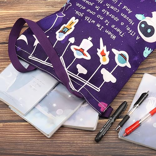 Miniatura 4 de LEVLO K-POP Bolsa de compras con música When I'm with You There is No One Else Bolsa reutilizable para fanáticos de Corea del Sur