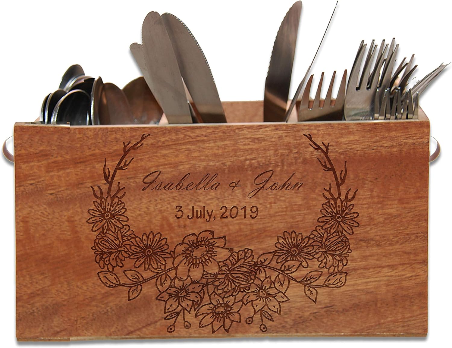 Kitchen Utensil Holder, Silverware Caddy, Picnic Caddy, Personalized Kitchen Items, Kitchen Utensil Décor Kitchen Tools Kitchen Tool Holder