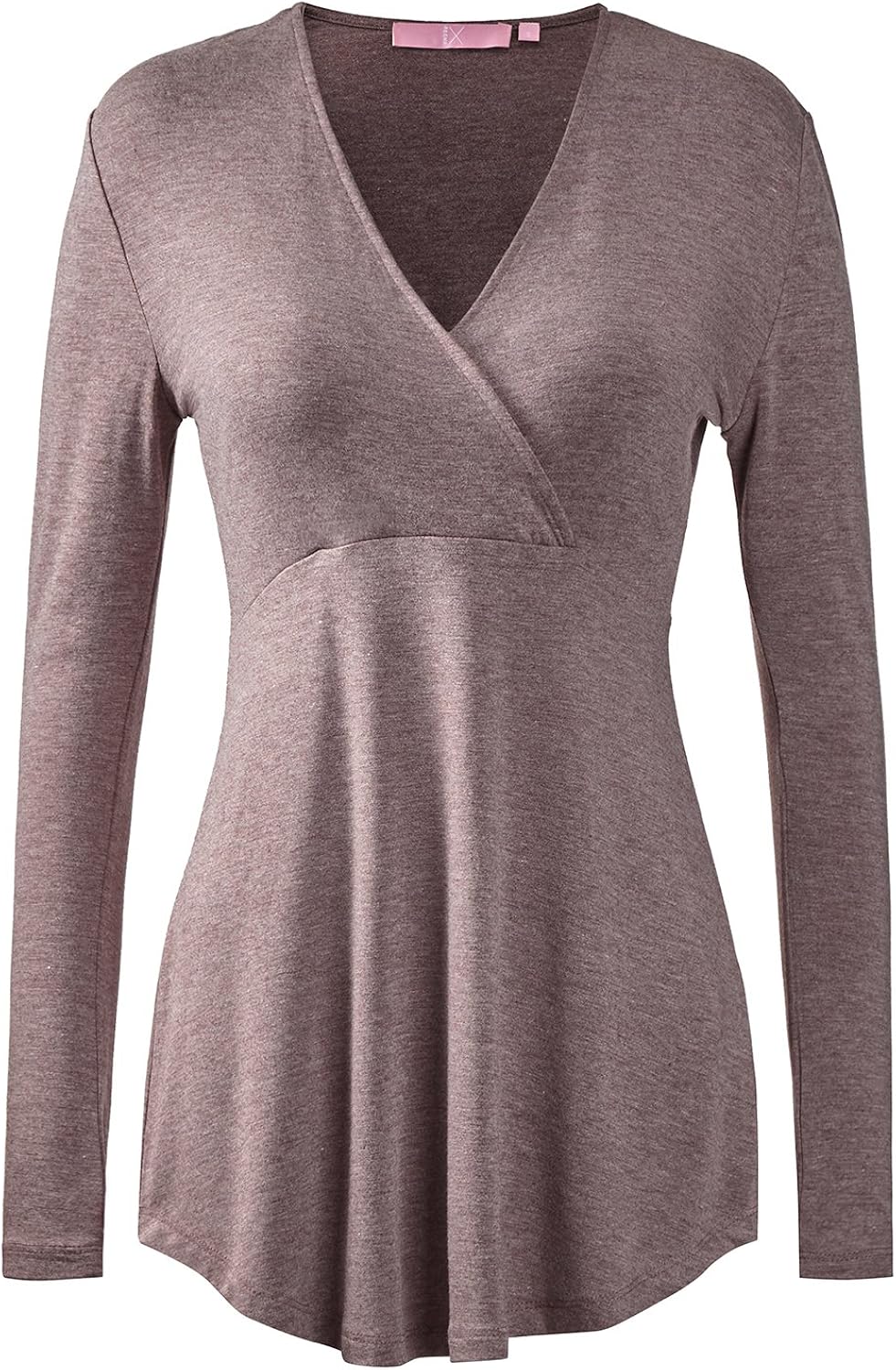 Regna X Women's Long Sleeve Open-Front Pullover Sweater Knit Tops, Perfect for Casual or Party (S-3X, Plus Sizes)