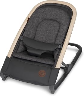 Maxi-Cosi Kori 2-in-1 Baby Rocker Bouncer Seat - Portable Infant Chair with Rocking Modes, 3 Reclines & EcoCare Fabric, Graphite