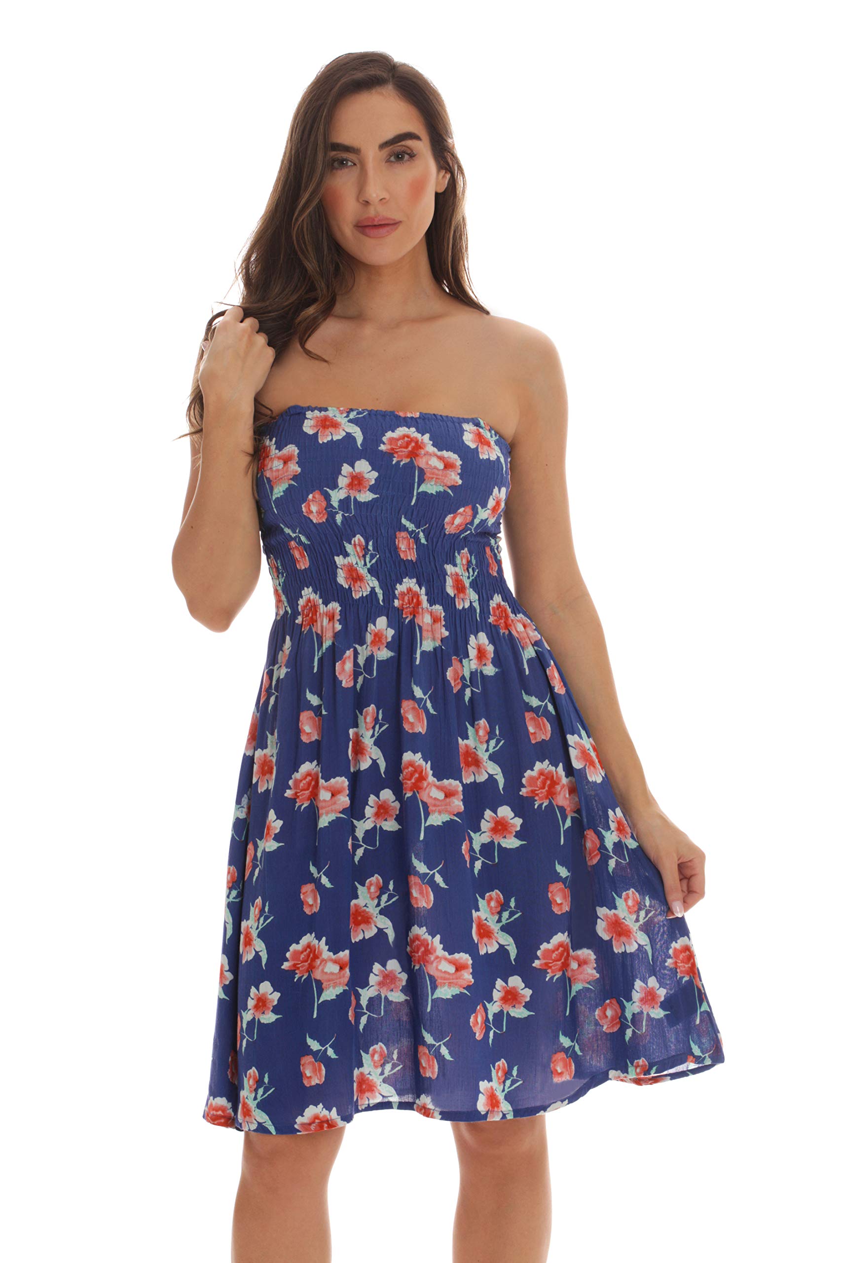 Riviera SunStrapless Tube Short Dress Summer Dresses