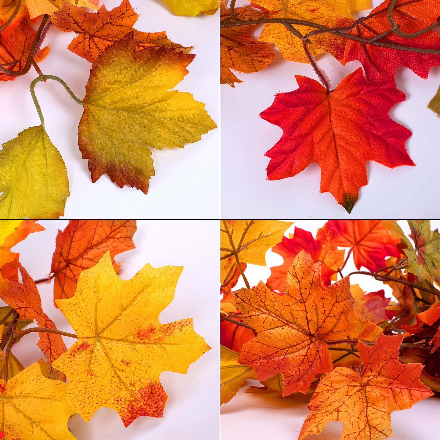 Herbst-Ahornblätter Stirnband – Gelb, Dehnbar, Für Frauen & Mädchen, Party- & Fotodeko